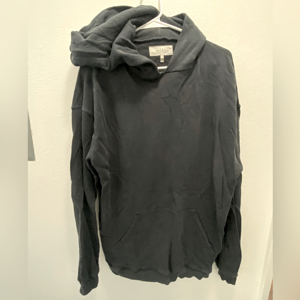 Washed black The Great Sweatshirt